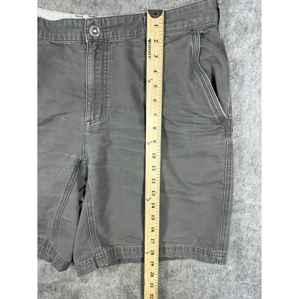 Columbia Lander Cargo Shorts Mens 36 Gray Cotton Canvas 8