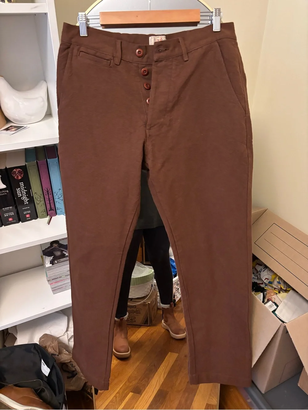 NWOT Wythe NY Men's Chocolate Brown Chino Pants