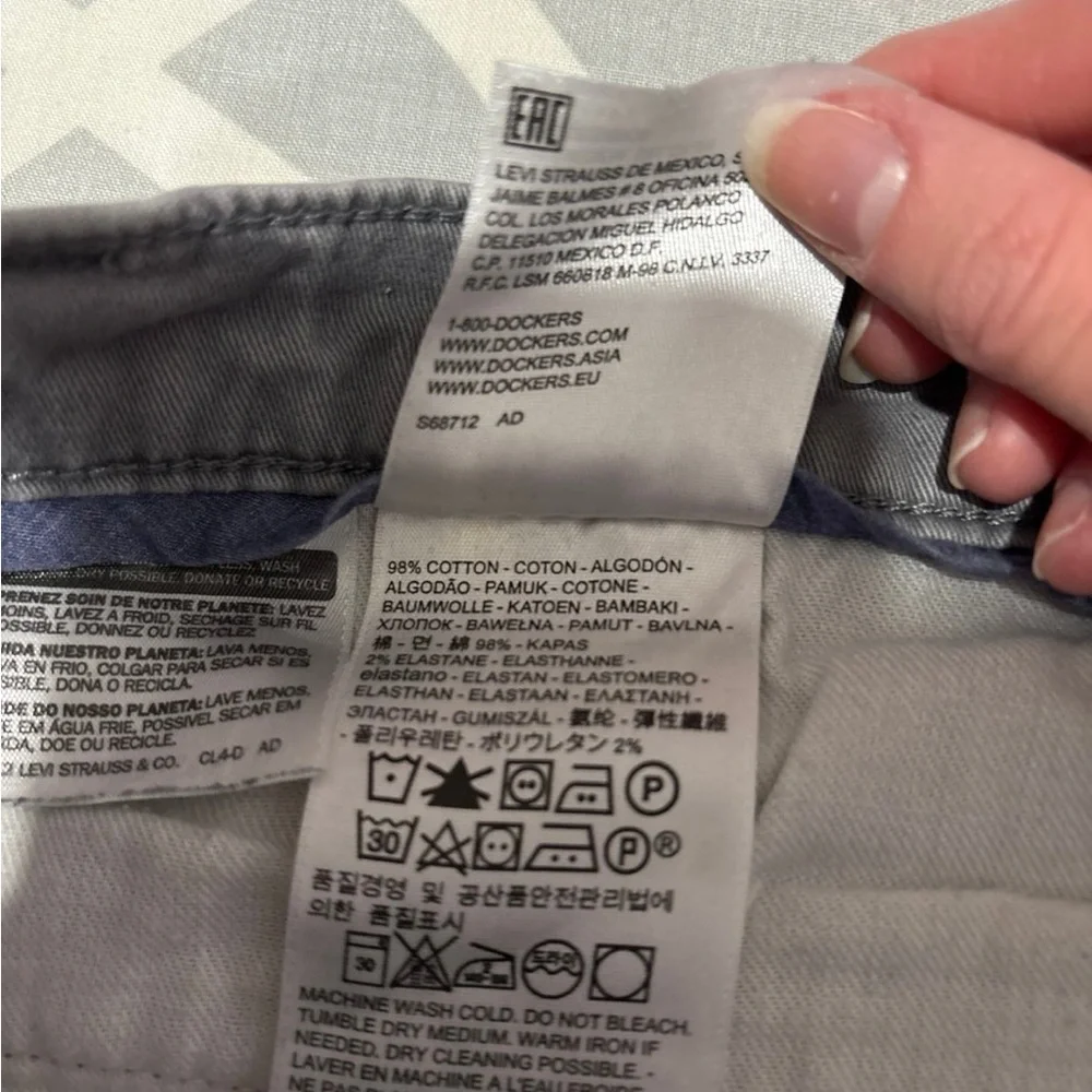 Dockers Light Grey Chino Pants
