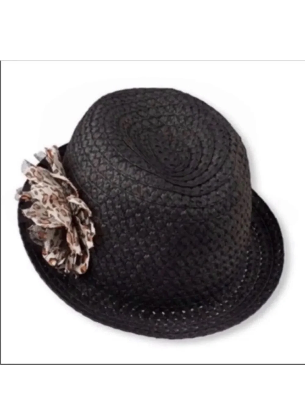 🌸The Children’s Place Girls Youth Size Medium (7-8) Brown Straw Hat