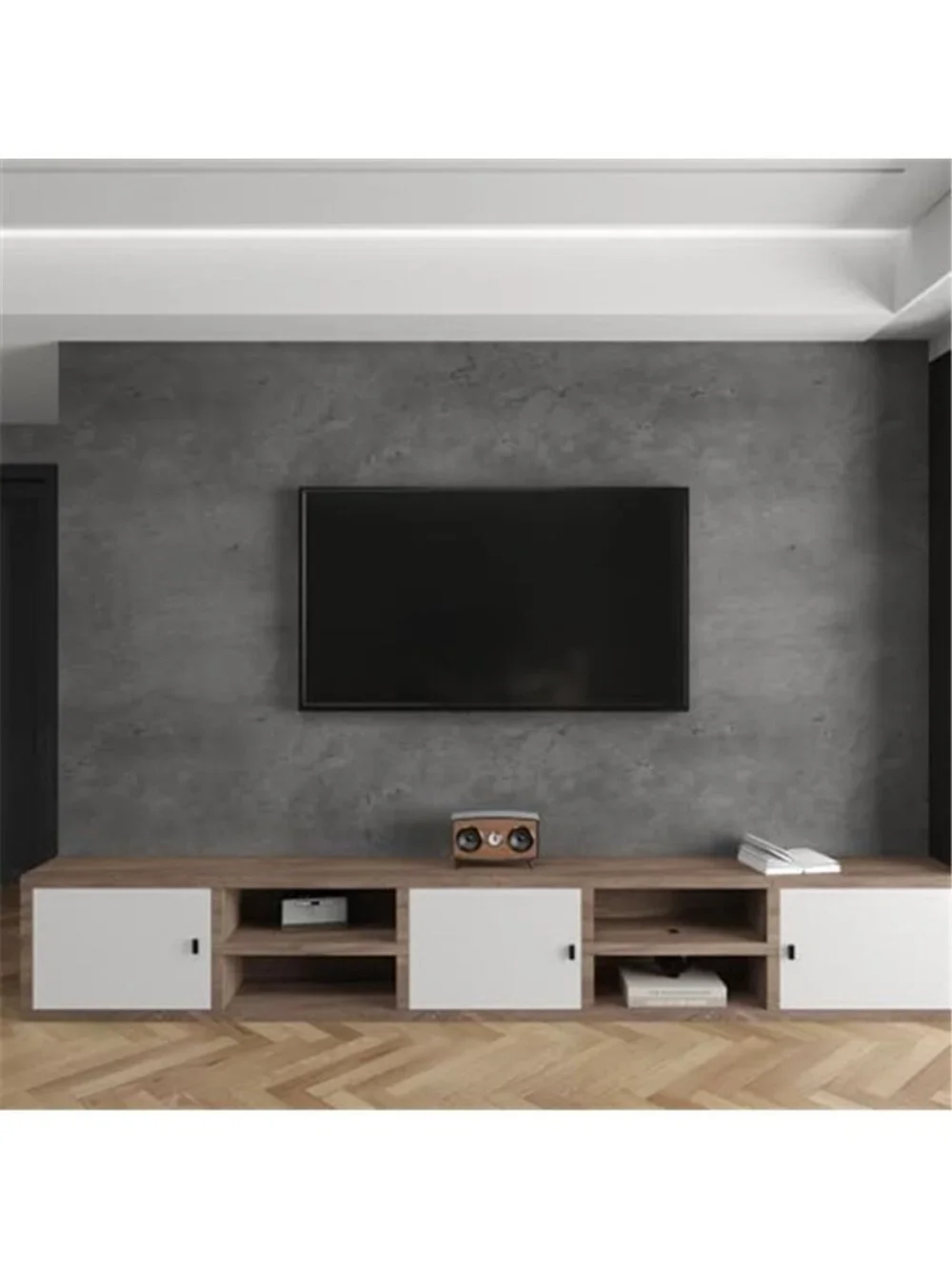 Dark Gray Concrete Peel And Stick Wallpaper Matte Contact Paper 38 Sq Ft Vinyl