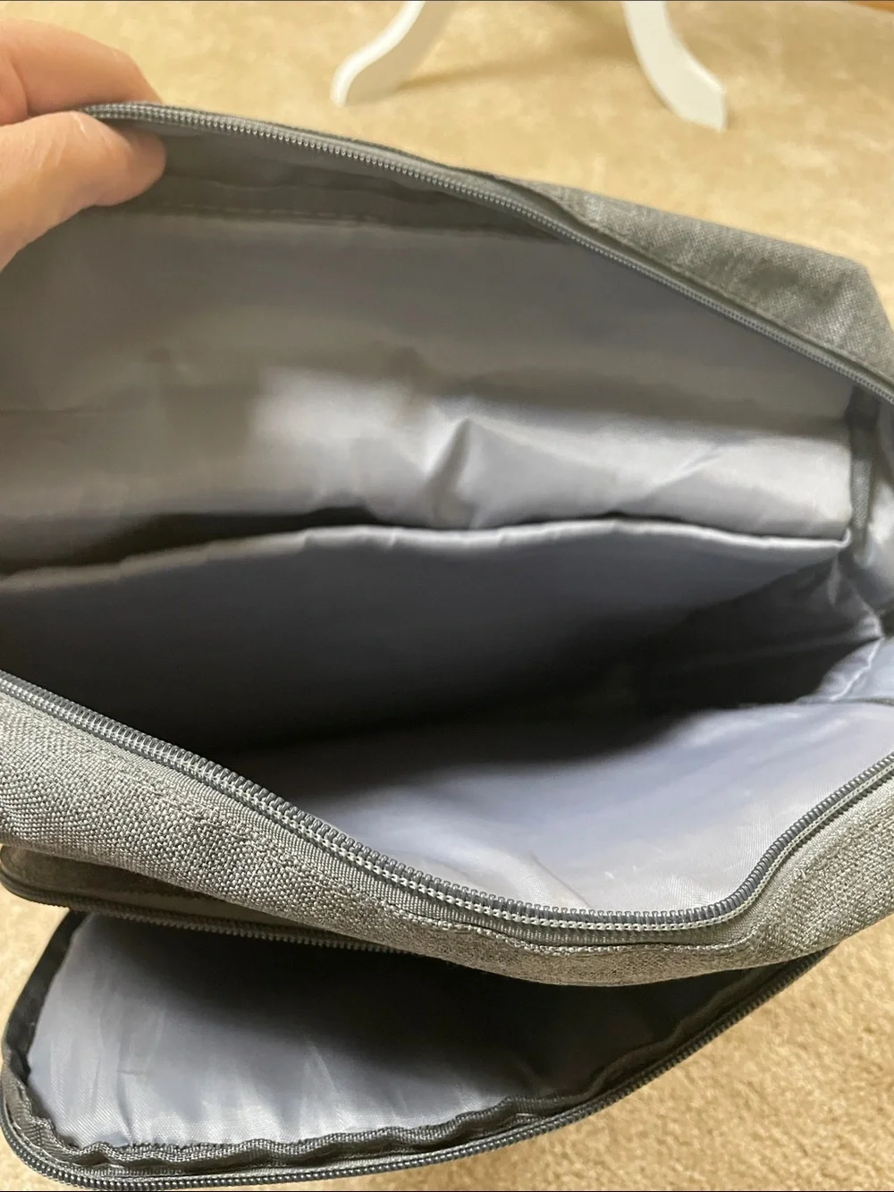 The North Face charcoal grey