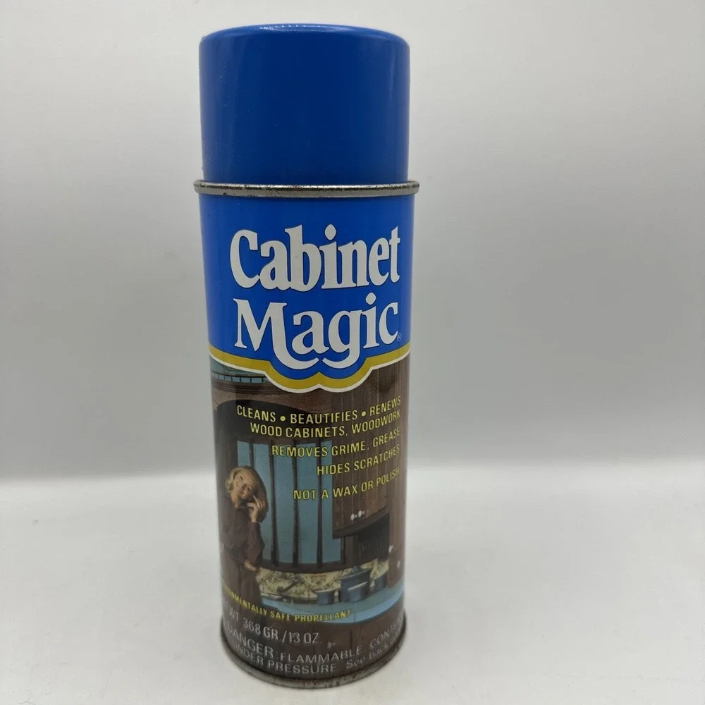 Original Cabinet Magic‎ Cleaner 13oz Discontinued Vintage Advertising