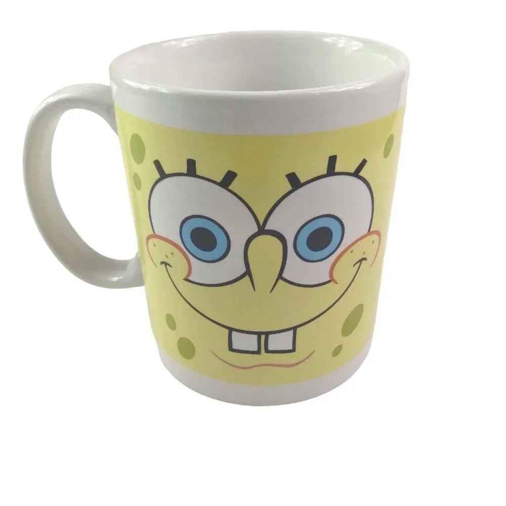 Universal‎ Studios SpongeBob Squarepants 2006 Mug Coffee Cup Yellow