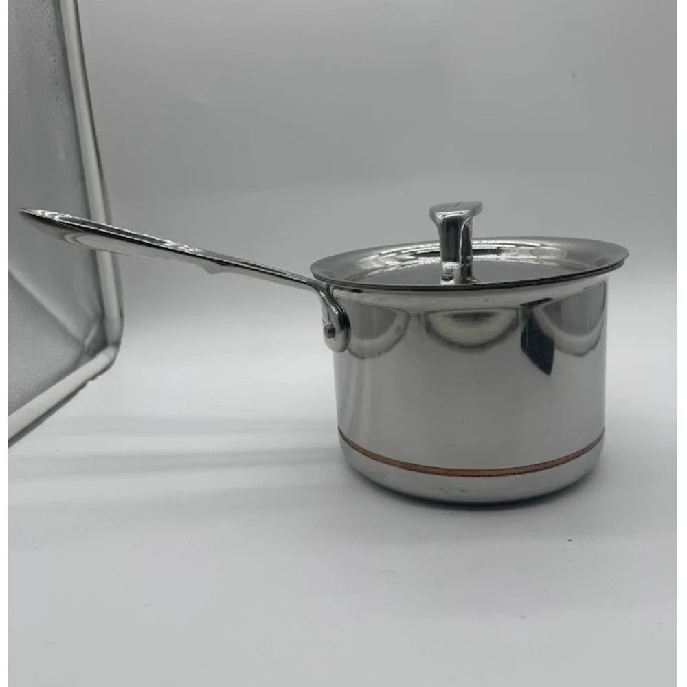 All-Clad‎ Copper Core 2 Qt Saucier Saucepan with Lid 5-Ply Stainless Steel USA