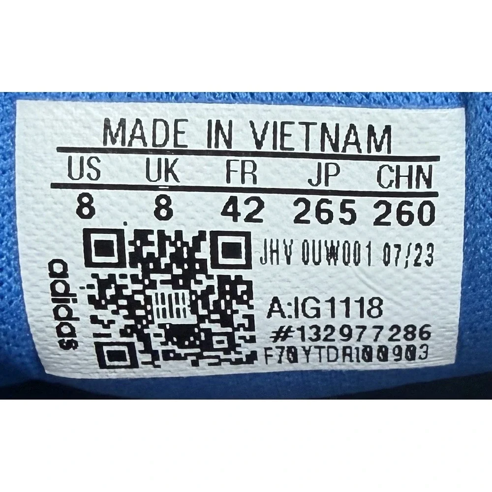 adidas item specifics