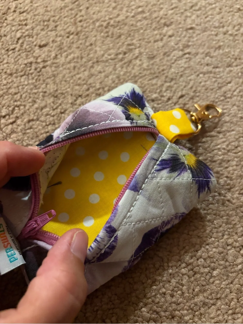 Pursunly Bags quilted cosmetic