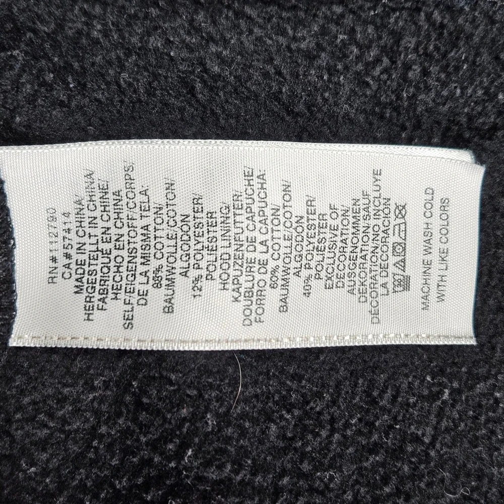 True Religion Mens Horseshoe Logo‎ Full Zip Hoodie Black XXXL Big Tall  Casual