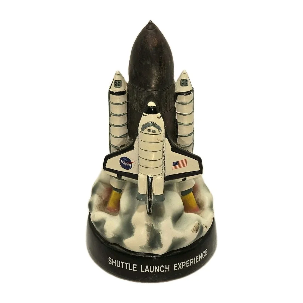 🚀🌌 NASA Space Shuttle Launch Experience Coin‎ Bank Display