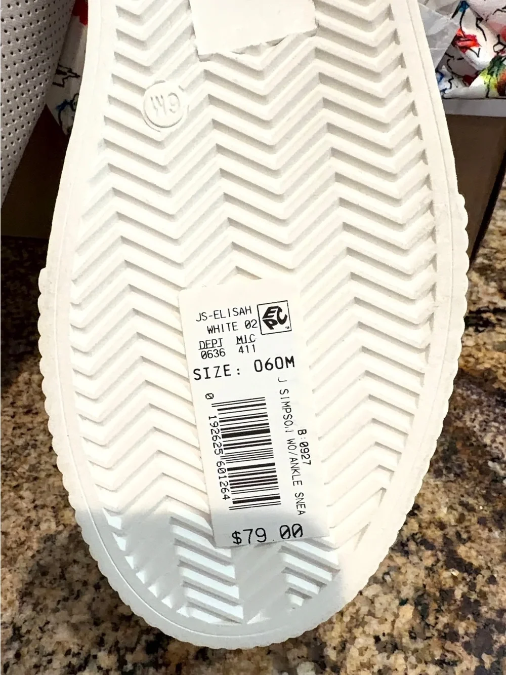 Jessica Simpson perforated white