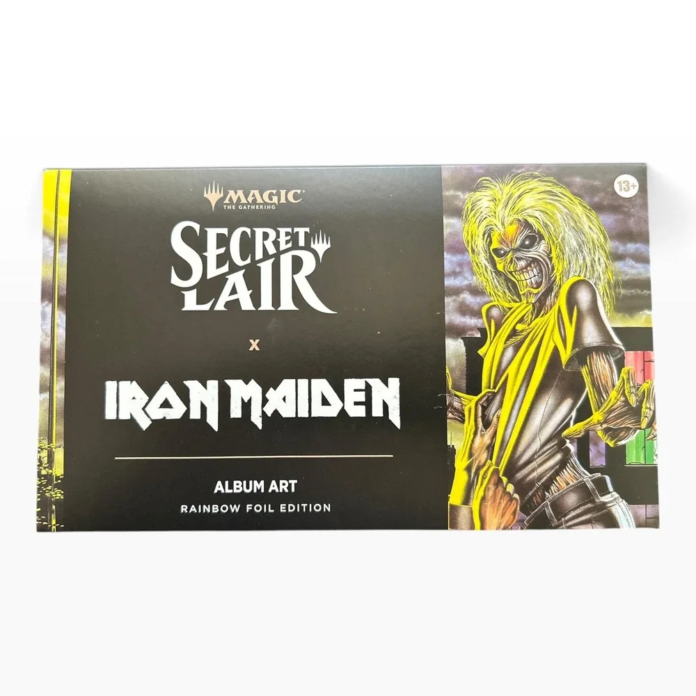 Magic The Gathering Secret Lair x Iron Maiden Album Art Rainbow Foil Edition NEW