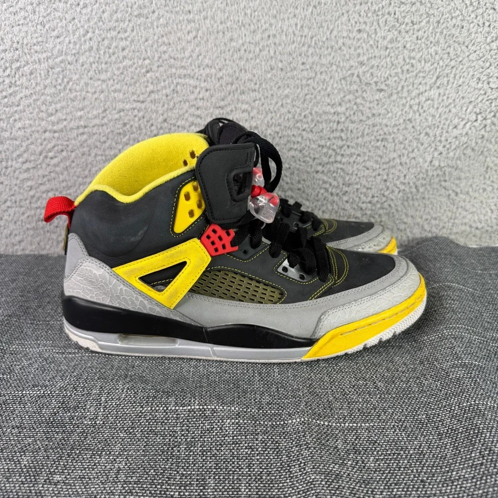 Jordan Spizike Mens 10.5 Black University Gold‎ Grey 315371-050 Spike Lee 2012