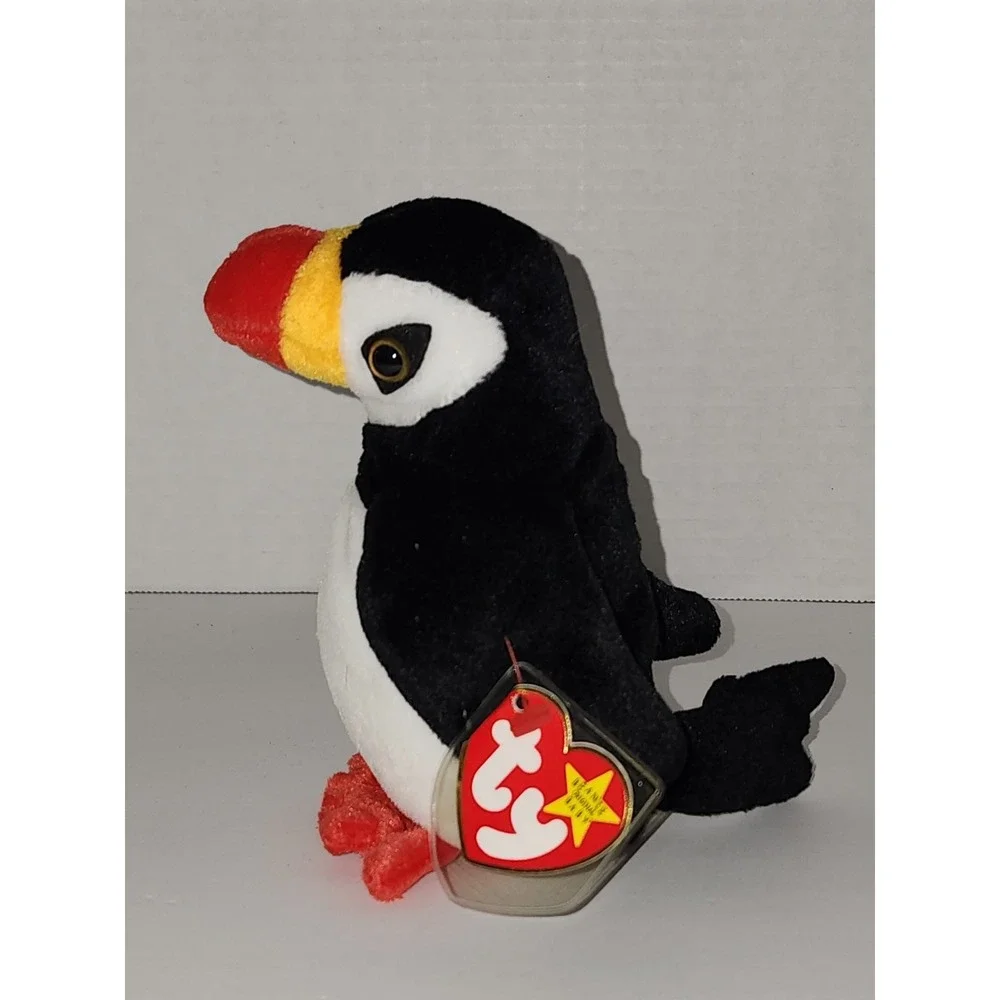 Ty Beanie Babies Puffer The Puffin Red‎ Star November 3 1997