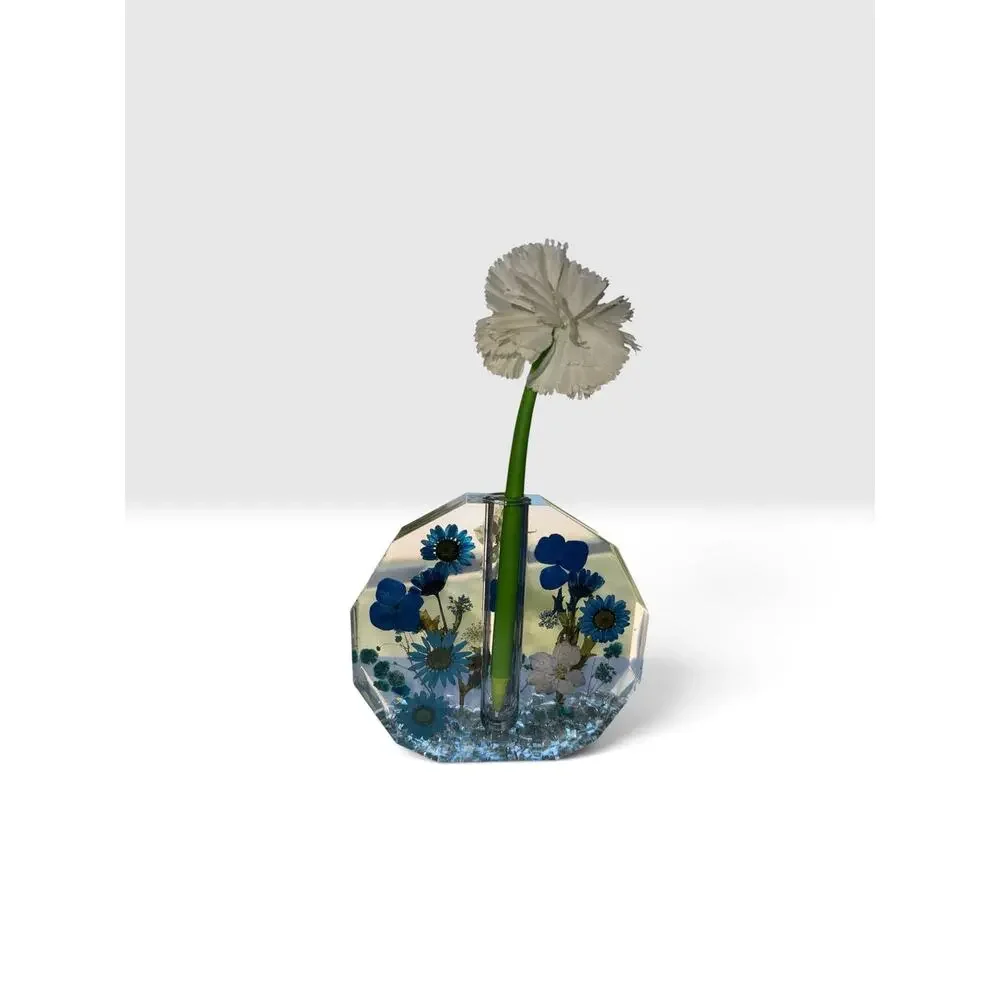 Homemade blue meadow
