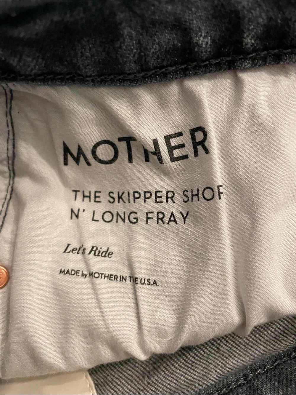 MOTHER denim skipper