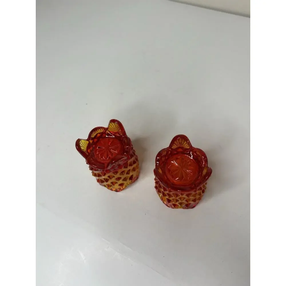 Fenton vintage orange