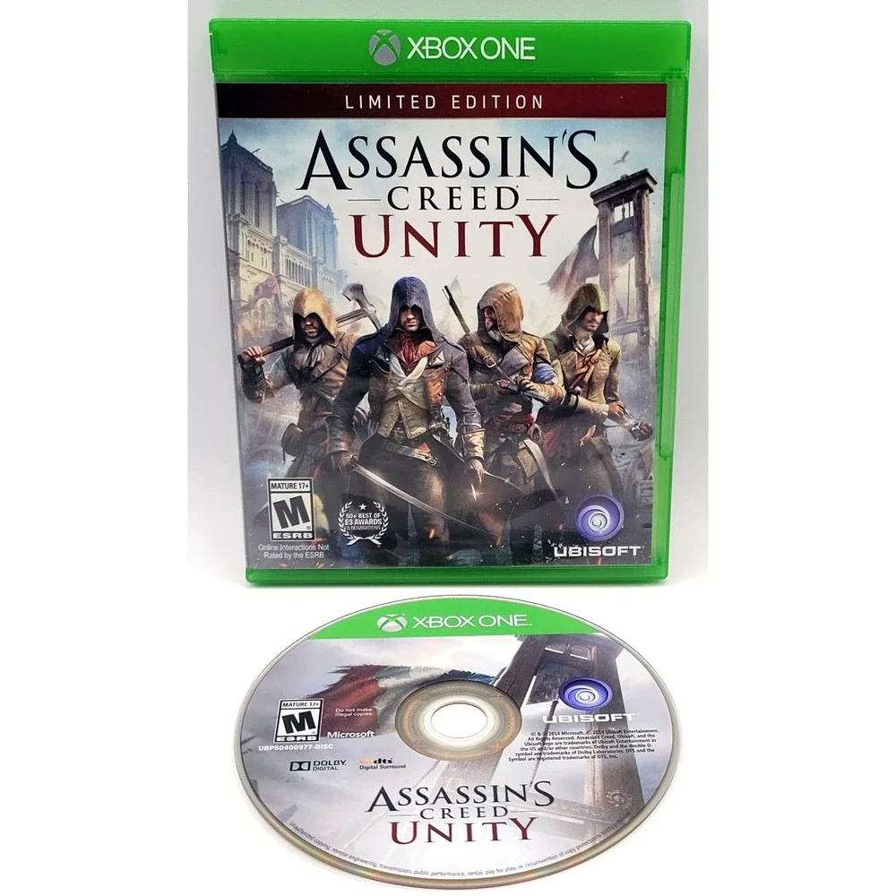 Assassin's Creed: Unity Limited Edition (Xbox One, 2014) CIB‎ COMPLETE IN BOX