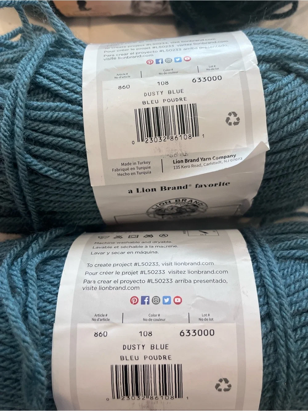 Lion Brand Yarn great colors