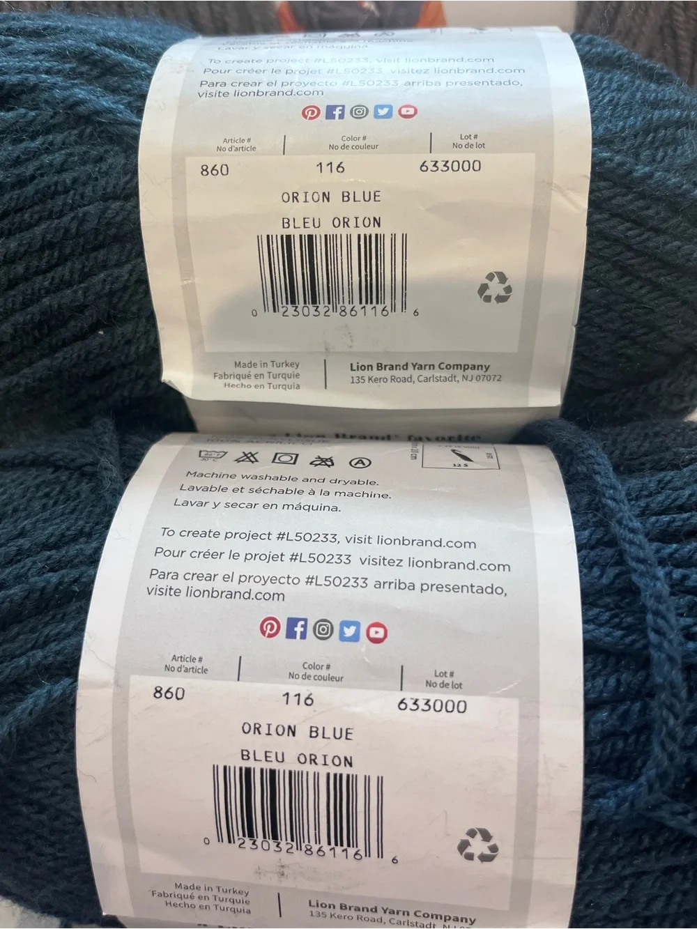 Lion Brand Yarn great colors