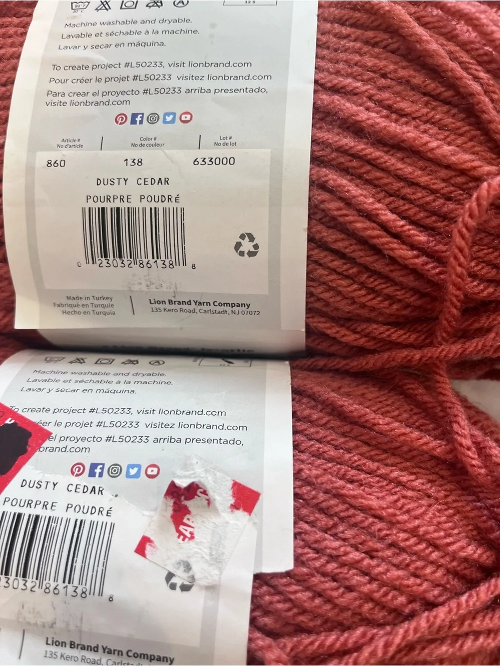 Lion Brand Yarn great colors