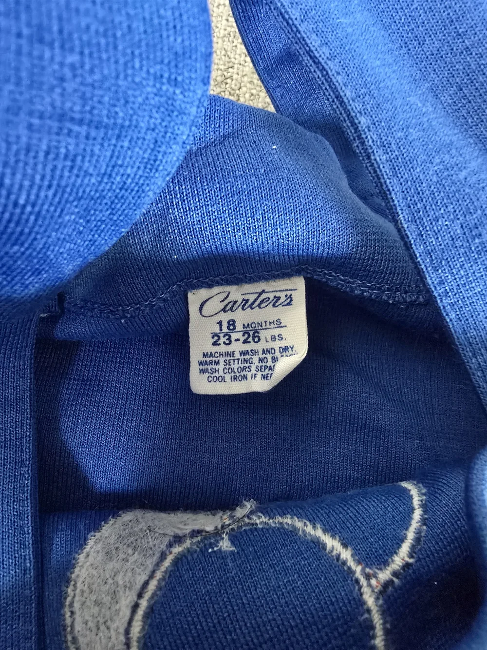 Carters bright blue
