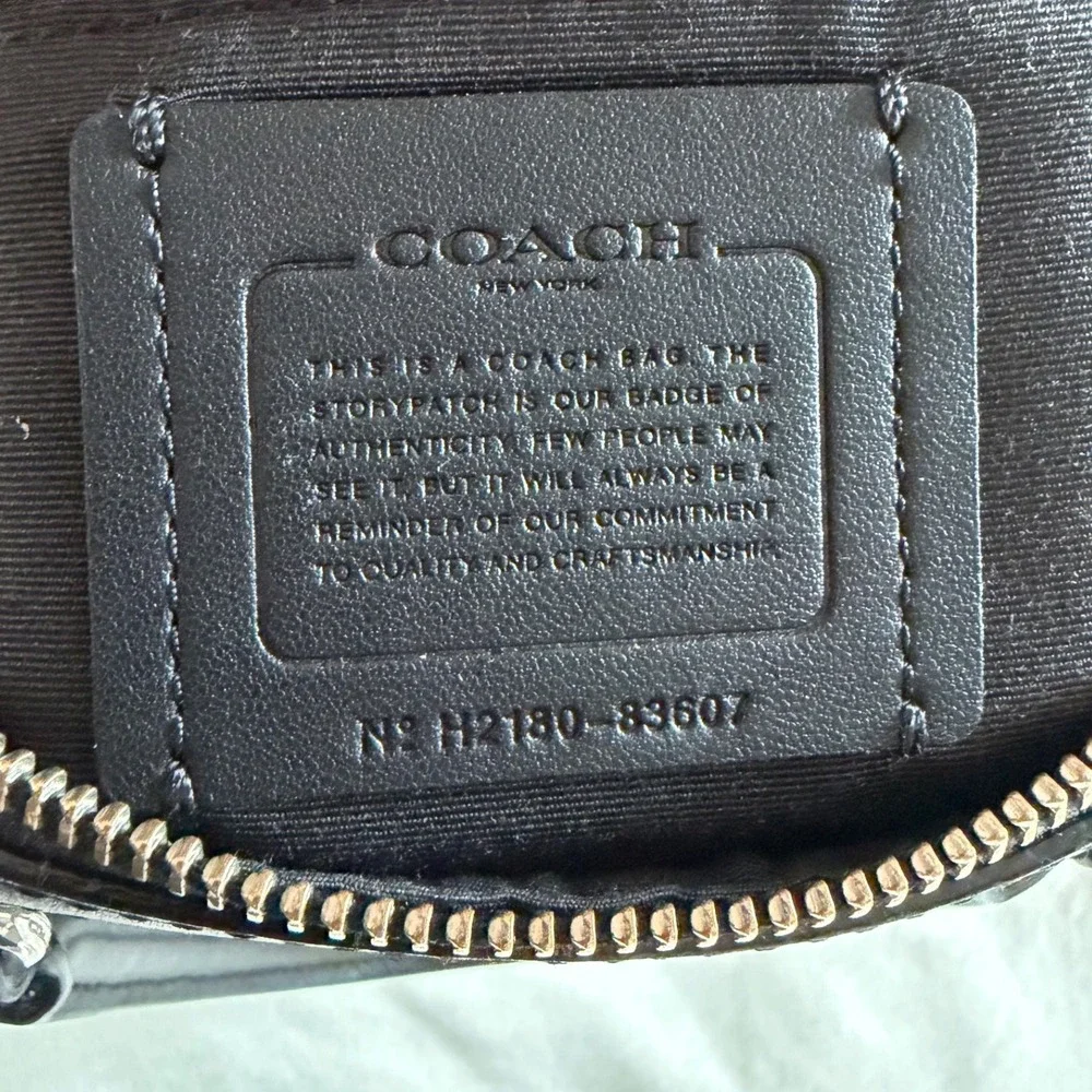 Coach satchel signature