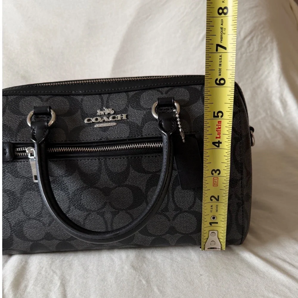 Coach satchel signature