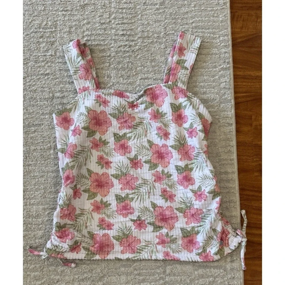 Justice floral top