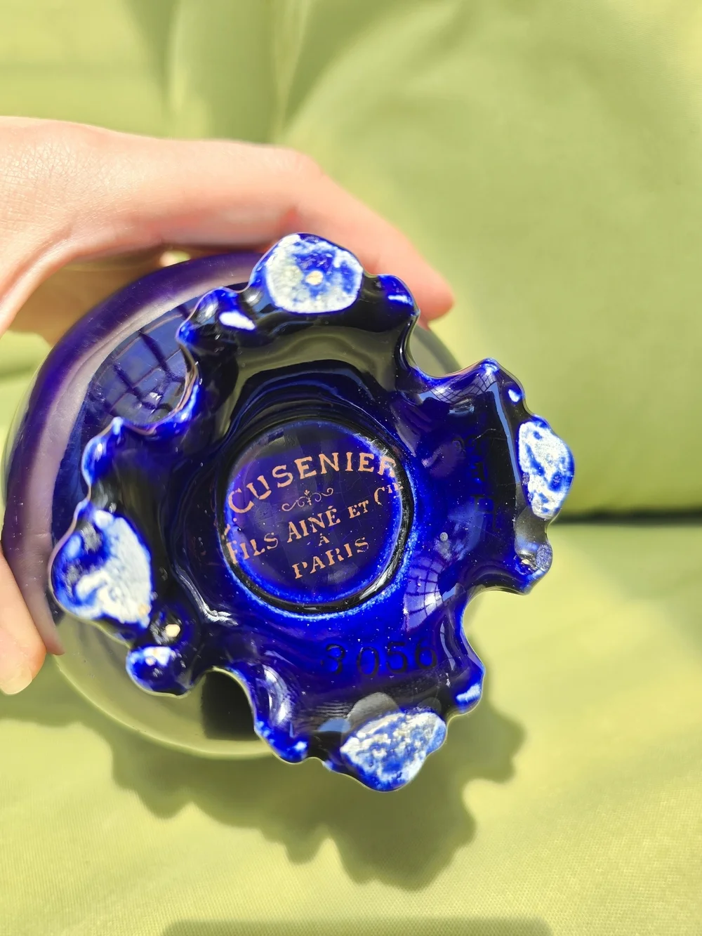 Rare antique French liqueur bottle