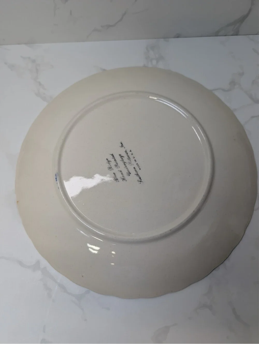 Blue Ridge Laurel Wreath Dinner Plates Set of 4 9.5