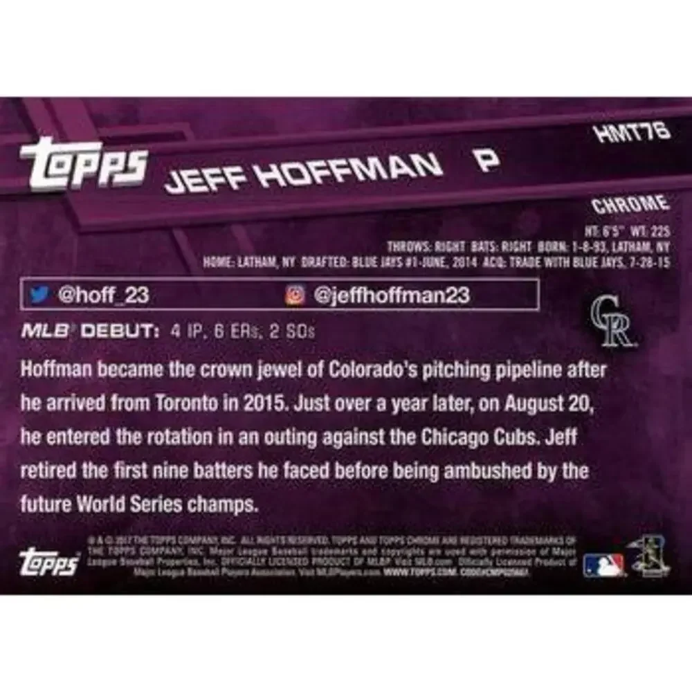 Topps 2017 chromeupdate