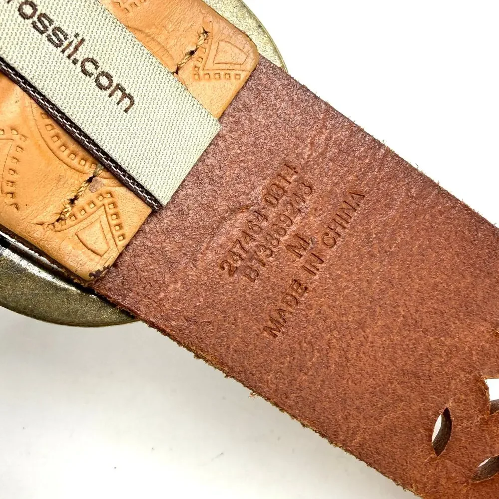 Fossil tan leather