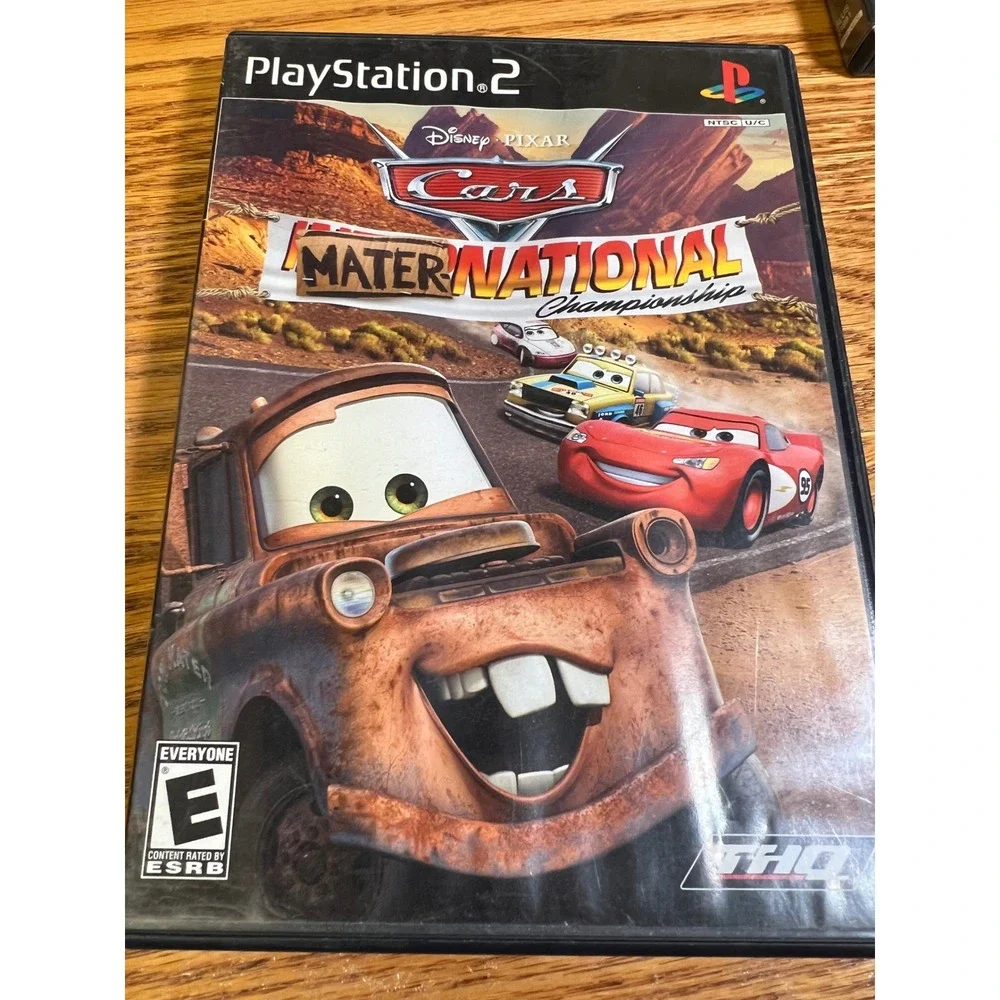 Disney Pixar Cars Mater-National Championship Sony PlayStation 2 PS2 SLUS 21637