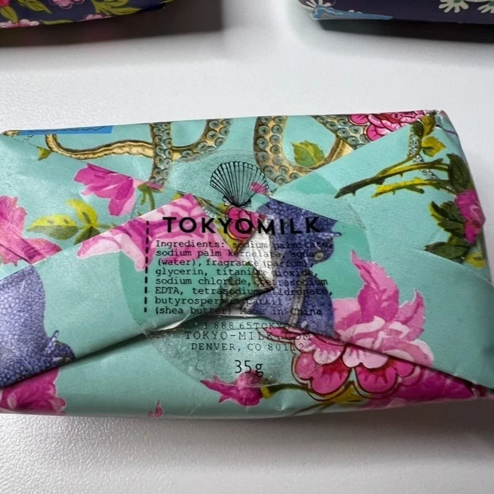 3‎ TokyoMilk Neptune and The Mermaid Lost Atlantis Mini Soap Collection 35g New
