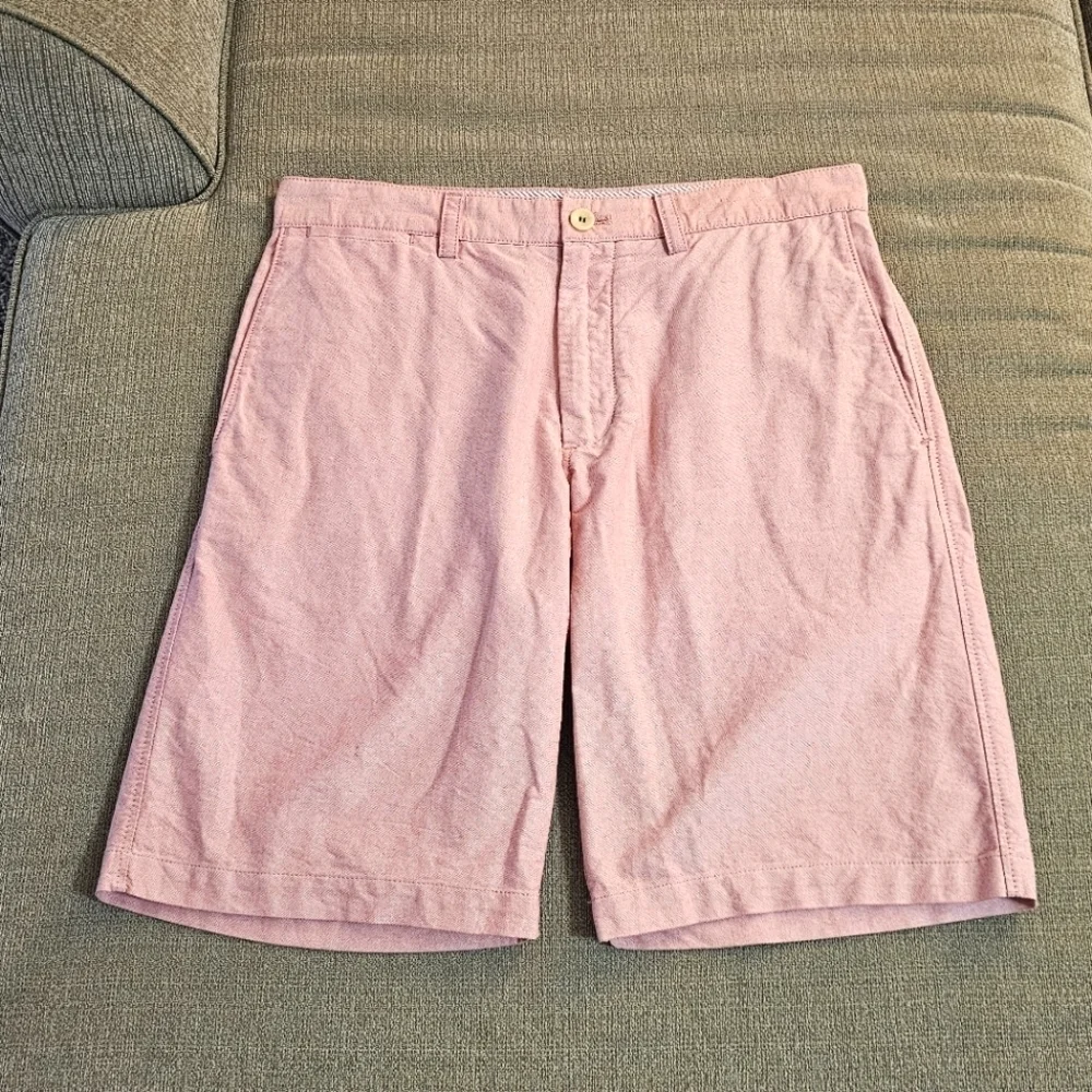 Banana Republic Original Oxford Light Pastel Pink Casual Shorts Size 32