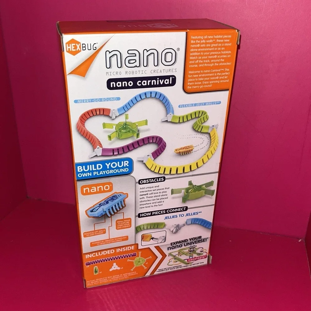 Hexbug Nano Carnival Micro Robotic Creatures Construction‎ Kit Includes 1 nano