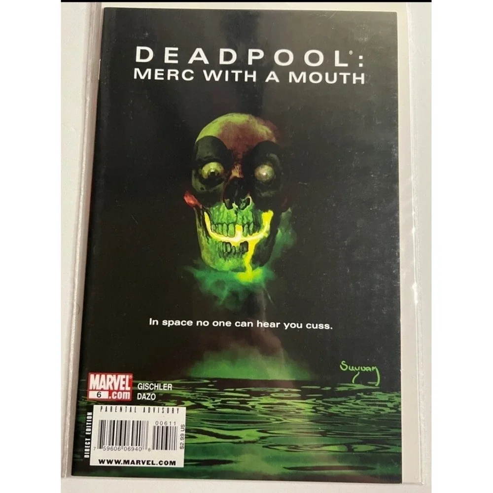 Deadpool Merc With a Mouth #6 - Arthur Suydam Alien Homage Cover -‎ Marvel