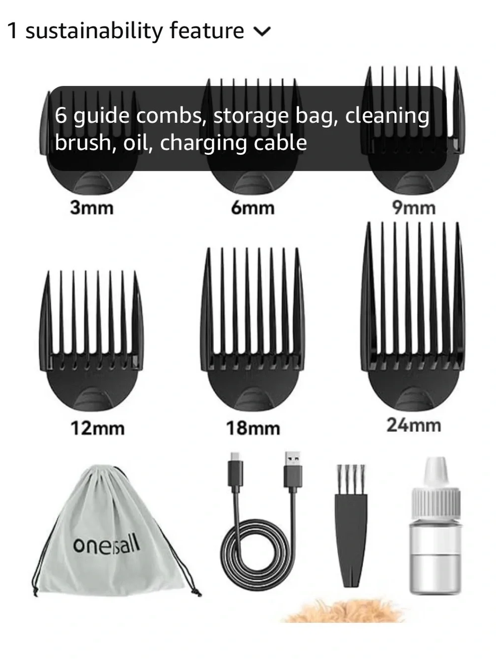 Oneisall dog clippers