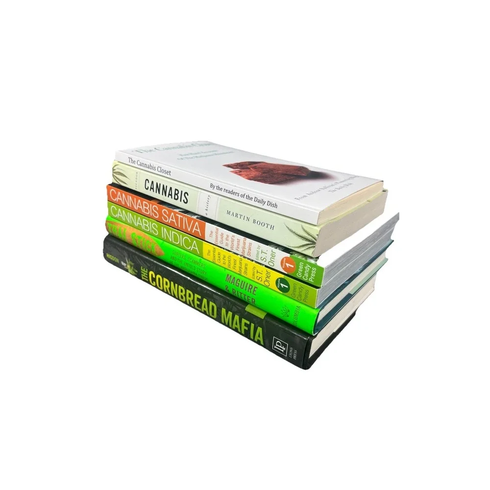 Cannabis Indica Sativa Vol. 1 Closet Book Lot of 6 Marijuana History Mixed HB/PB