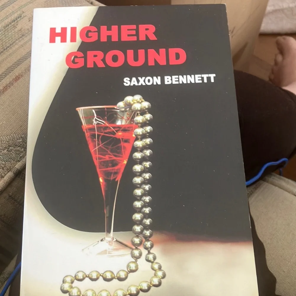'Higher Ground' Book with Red and Black Cover