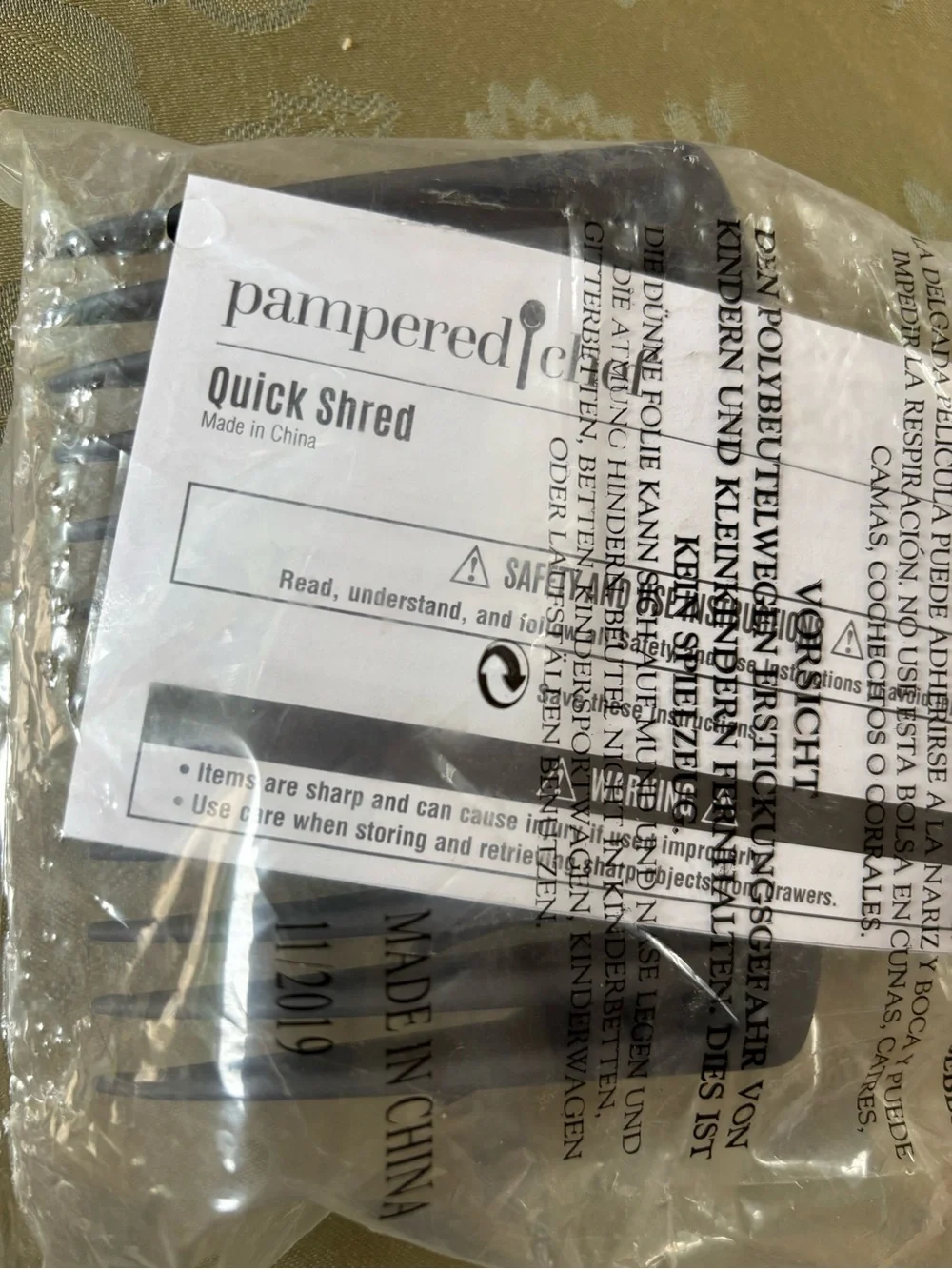 Pampered Chef durable plastic