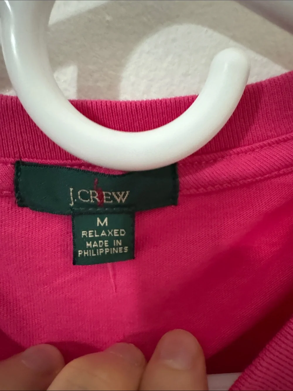 J. Crew shipping note