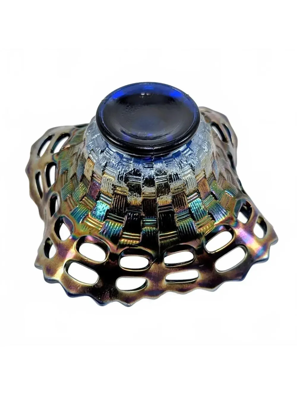 Fenton blue carnival
