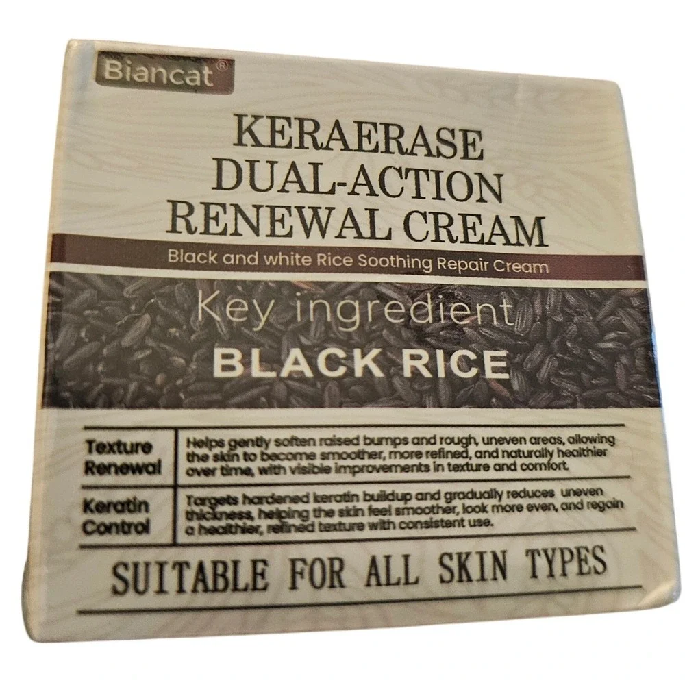 KeraErase Dual Action Black Rice Renewal Cream‎ 50g Salicylic Acid Exfoliating