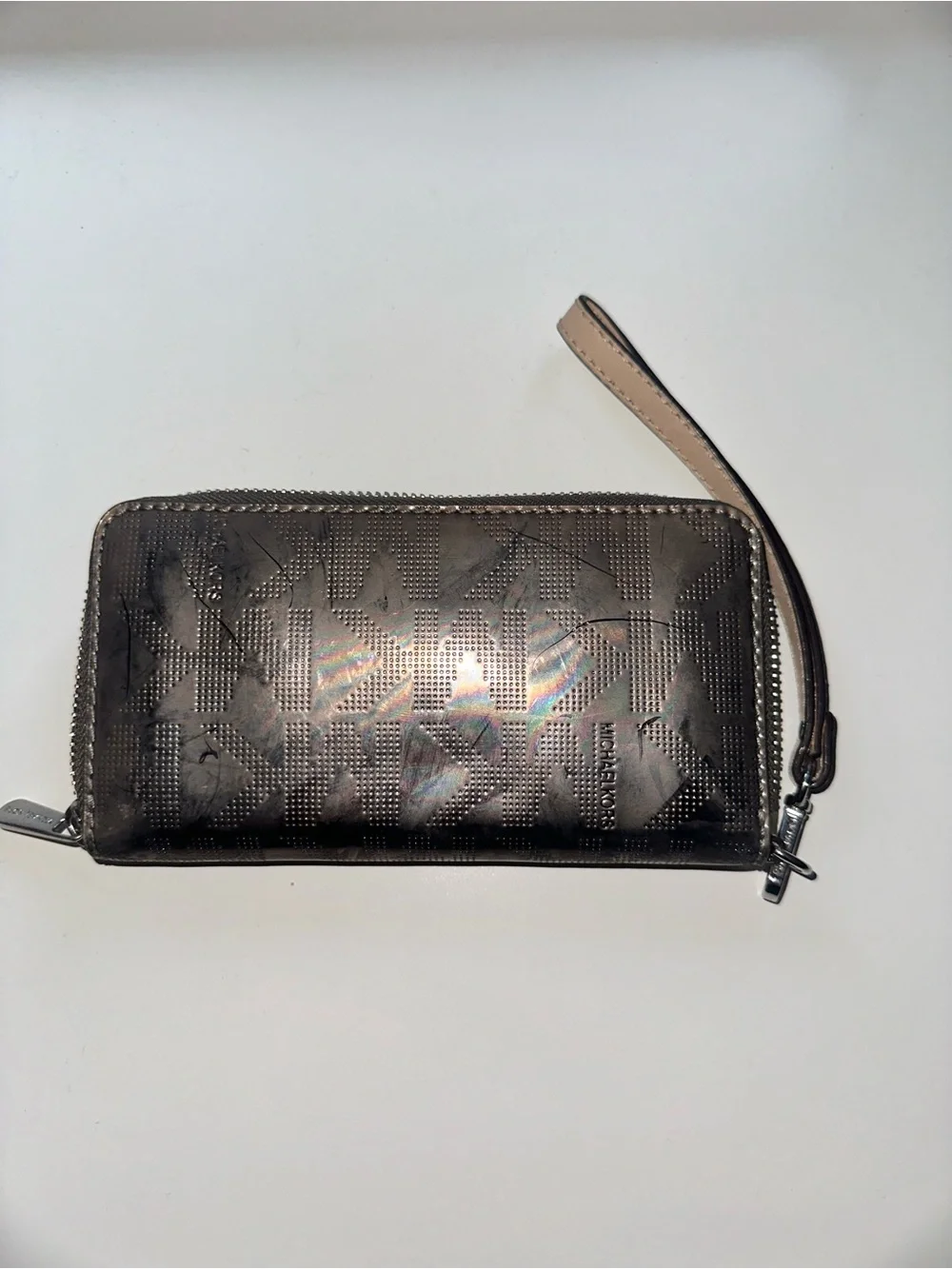 Michael Kors metallic pewter