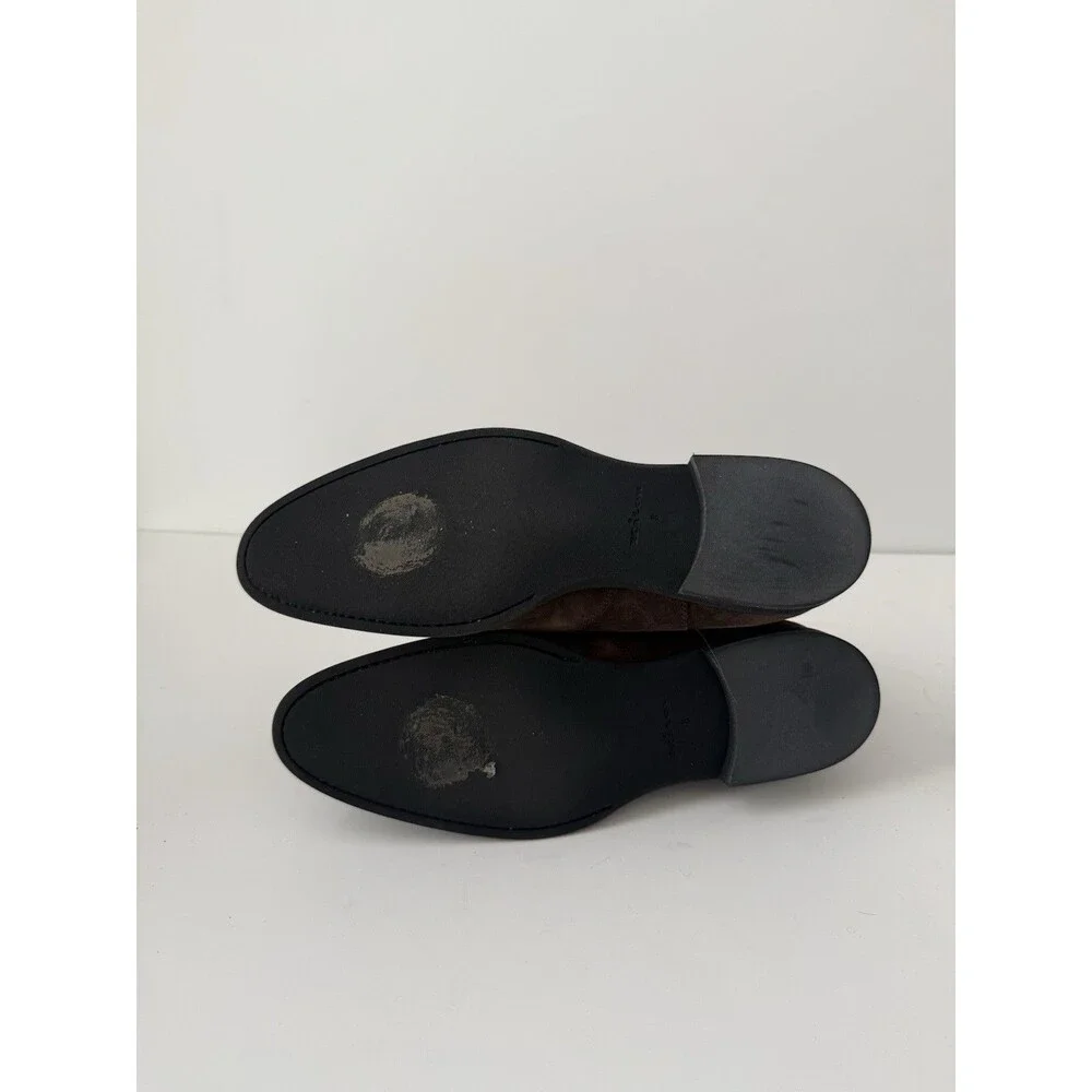 Kiton brown suede