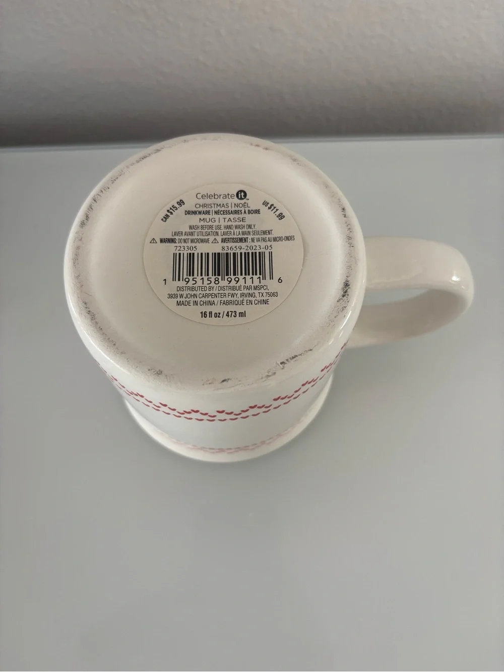 Celebrate It Christmas Mug All Mama Wants is a Silent Night 16 oz Coffee Tea