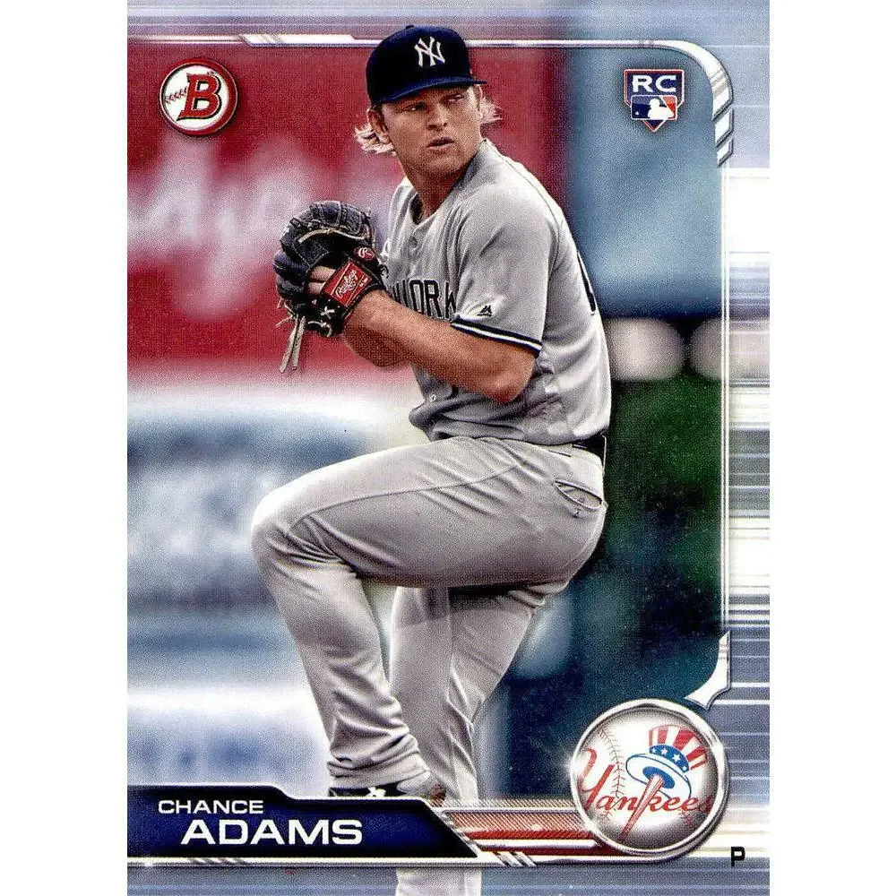 2019 Bowman Chance Adams RC #69 New York Yankees