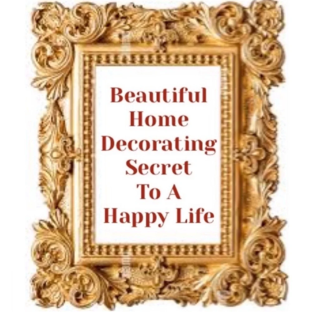 Floral Topiary Elegant Gold Pearls Flowers Victorian Vintage Cottage Home Decor