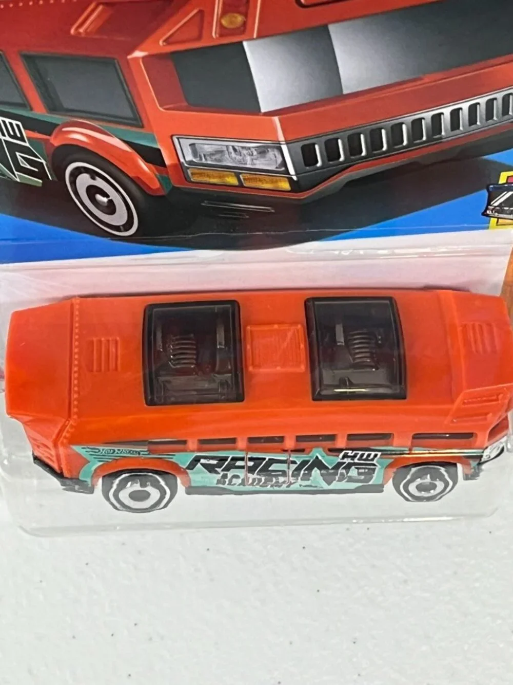 Hot Wheels Hot Wheels High Orange Bus HW Fast Transit 5/5 Diecast